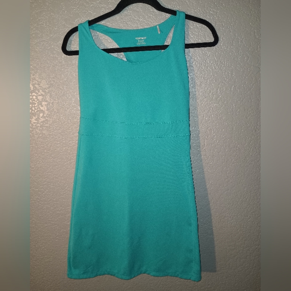 Toad&Co Teal Tank Shift Mini Dress